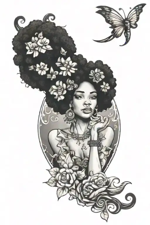 Afro Fairy Forearm