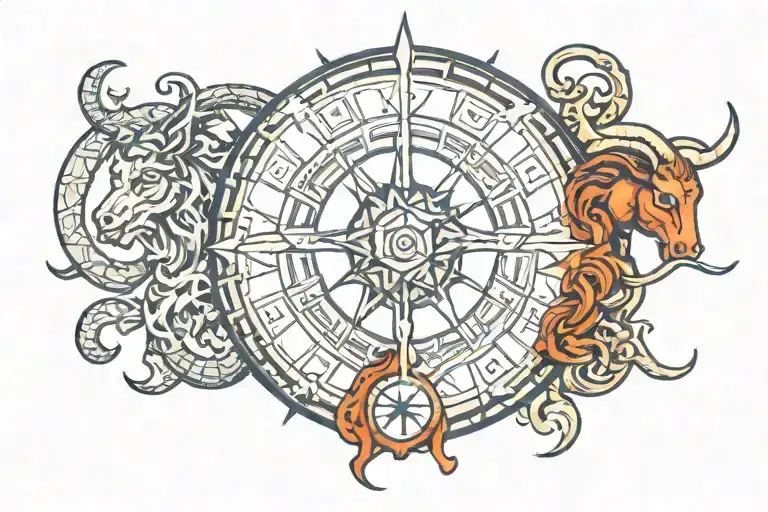 Zodiac Symbols Forming
