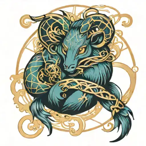 Zodiac Sign Intertwined