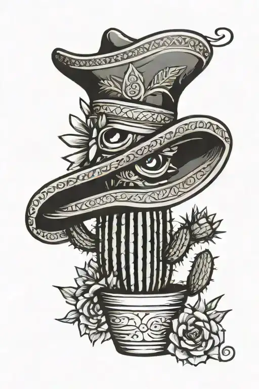 Cactus With Sombrero