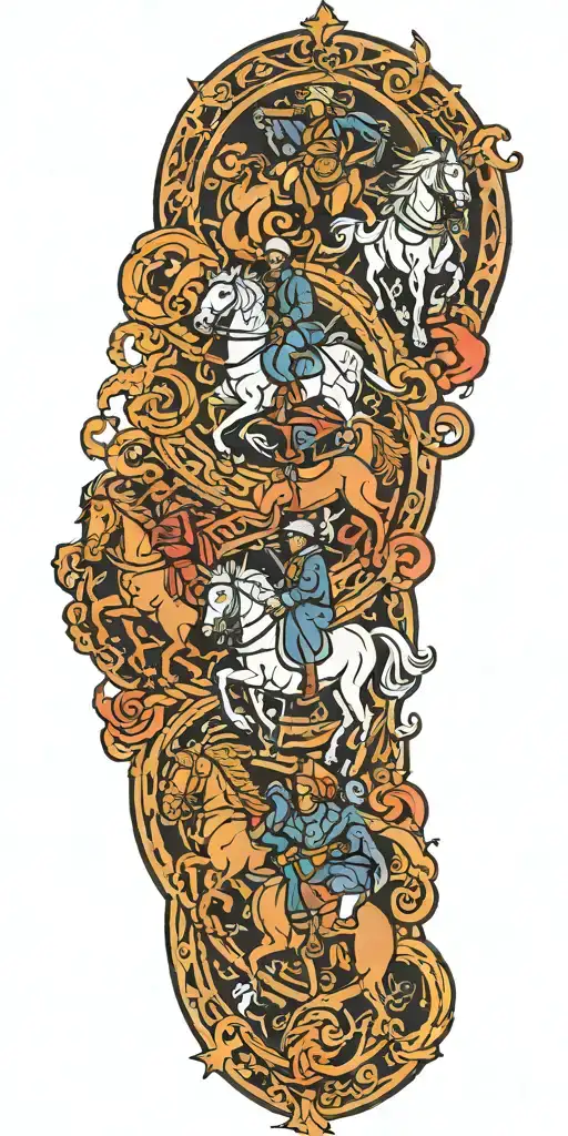 The Four Horsemen Of The Apocalypse Riding