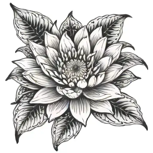 Water Lily Lakespur Flower