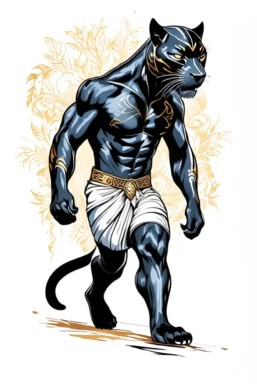 Black Panther Walking