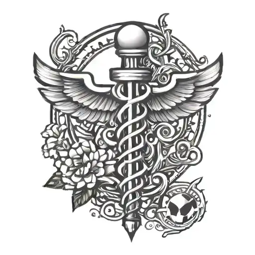 Medical Caduceus Symbol
