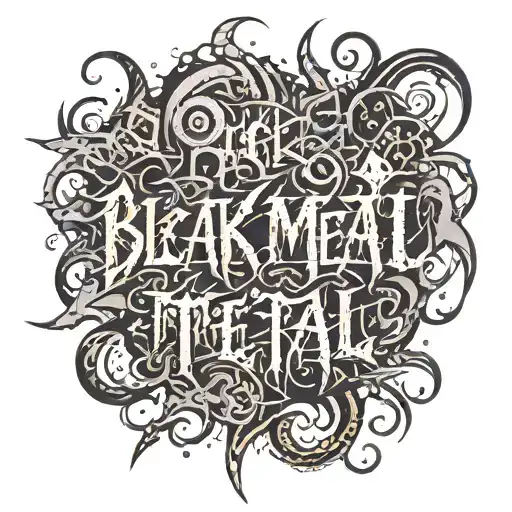 Black Metal Font Chaotic