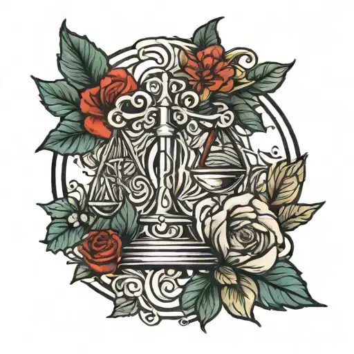 Justice Symbol Minimalistic