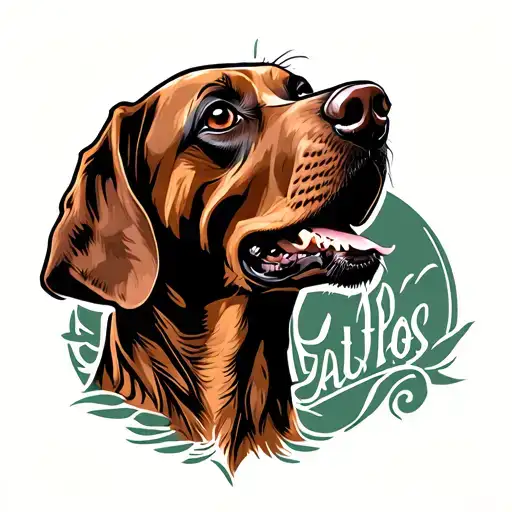 Weimaraner Dog Howling