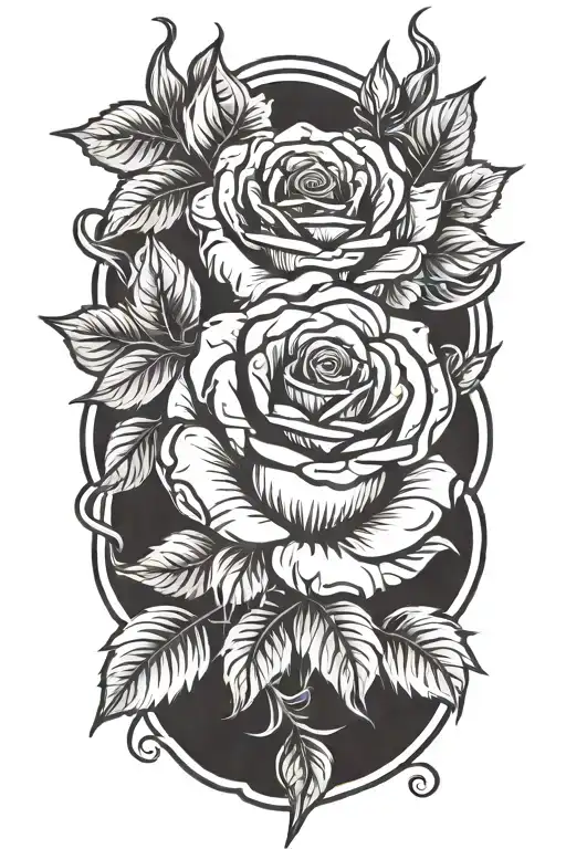 American Traditional Rose Small