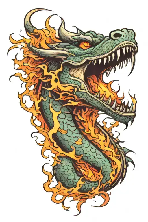 Dragon Breathing Fire