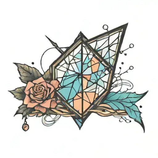 Broken Glass Minnesota In Center