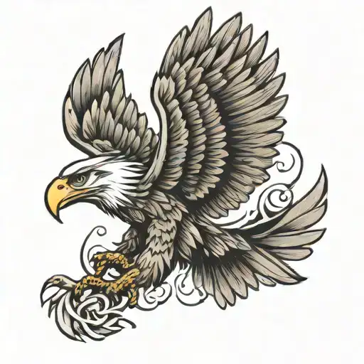 Eagle Wings With 13 Between Them