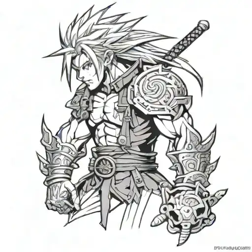 Final Fantasy 7 Nanaki Warrior