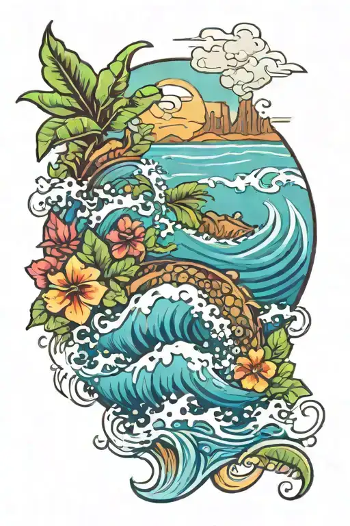 Hawaii Ocean Scene