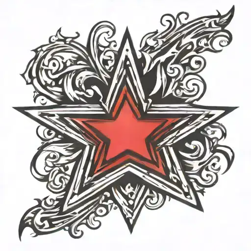 Star That Shows Love Symbol Simple