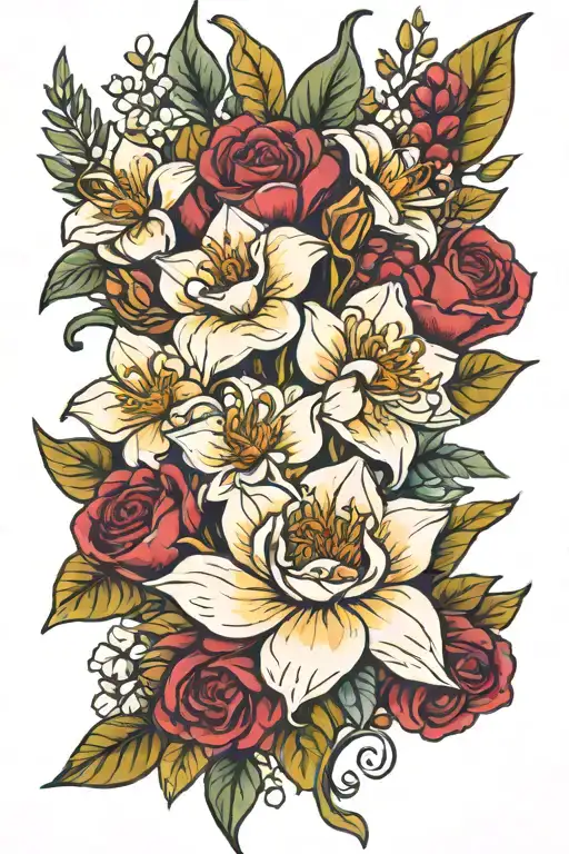 Birth Flower Bouquet