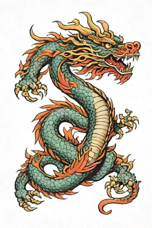 Chinese Dragon Wrapped