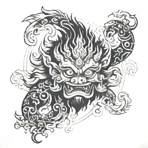 Black Colour Mahakala