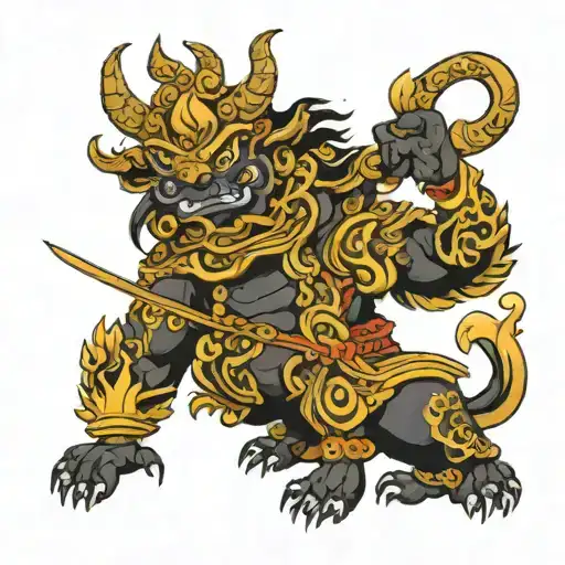 Bhutanese Styled Deity All Black