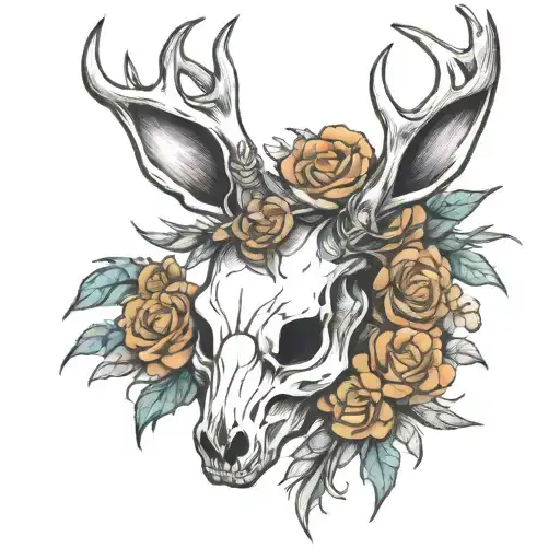 Jackalope Skull