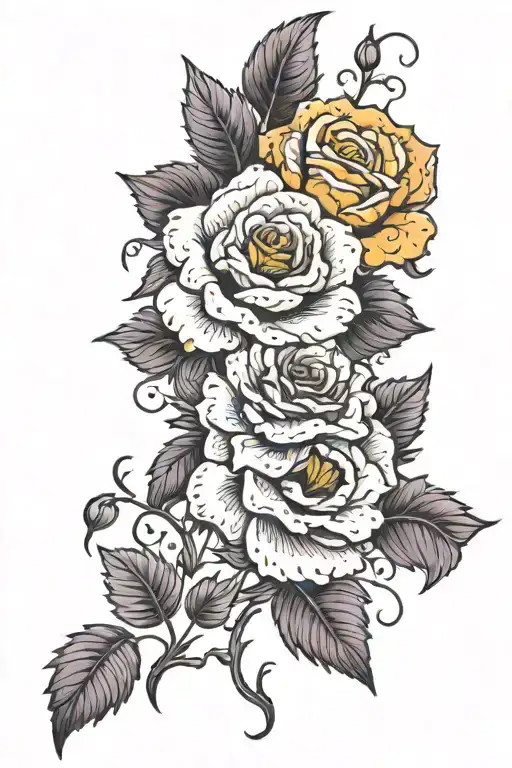 Rose Marigold Violet Flower