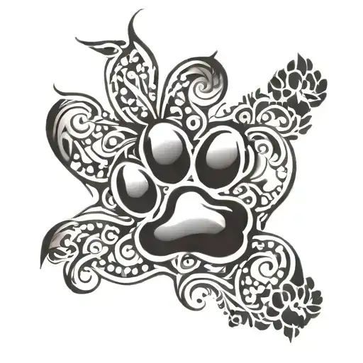 Dog Paw Print