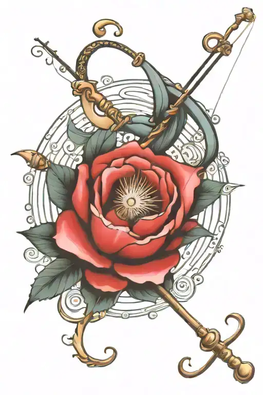 Fishing Rod Casting A Line