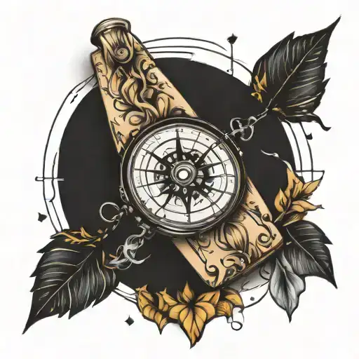 Sketch Style Compass