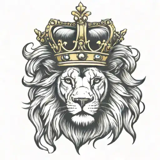 Lion In A Crown