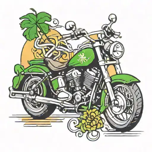 Irish American Motorcycle Riding