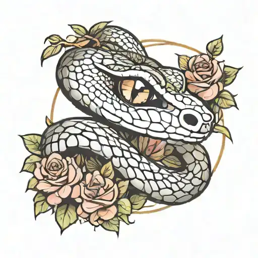 Eye Rose Snake