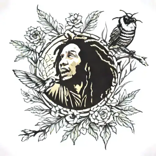 Bob Marley Three Little Birds Willow Branch Bee