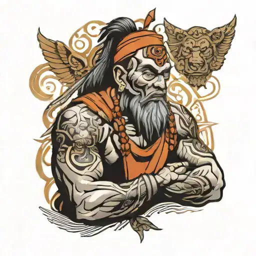 Survivor Warrior Meditating