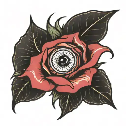 Rose With A Eye