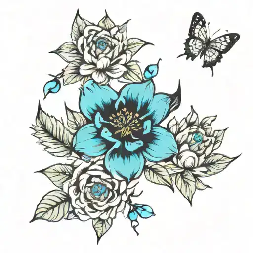 December And April Birth Flower