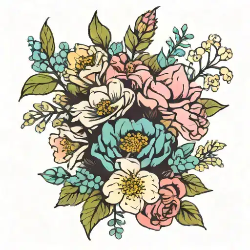 Birth Flower Bouquet