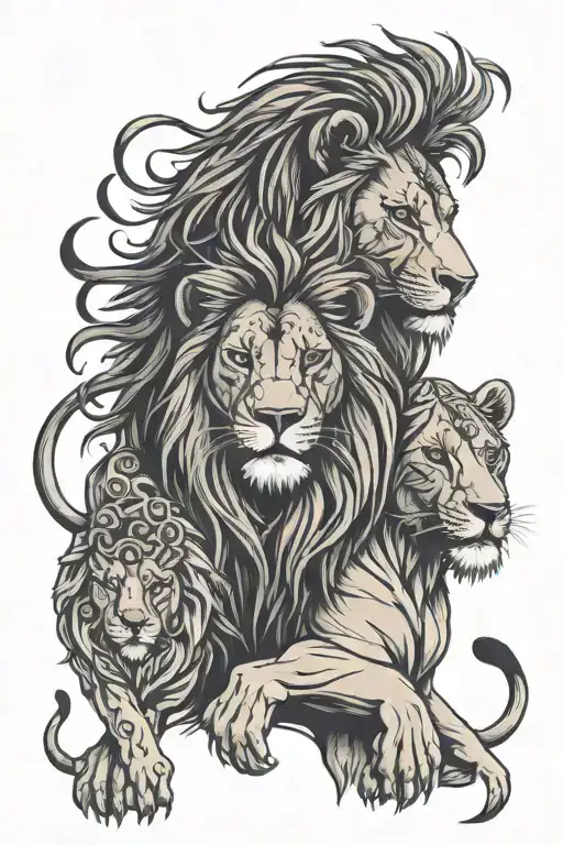 Lion And Lioness Love You