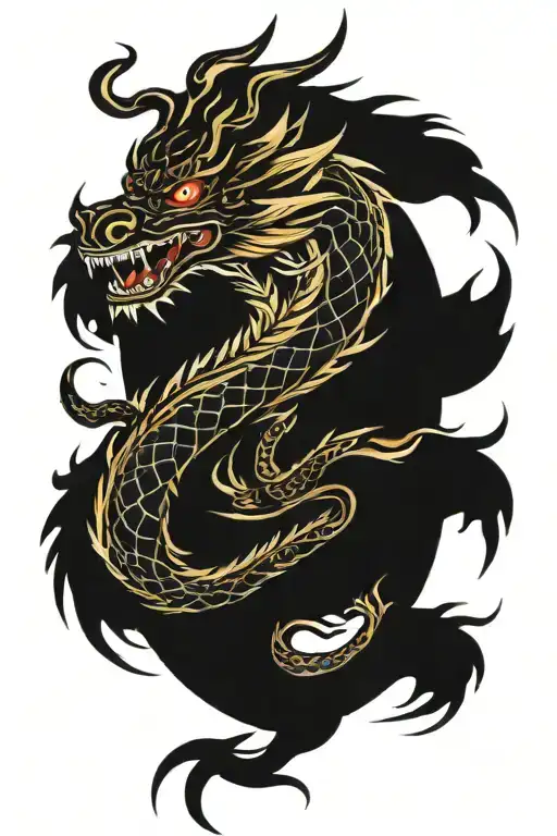 Chinese Dragon Breathing Fire