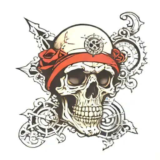 Eye Skull Sand Timer