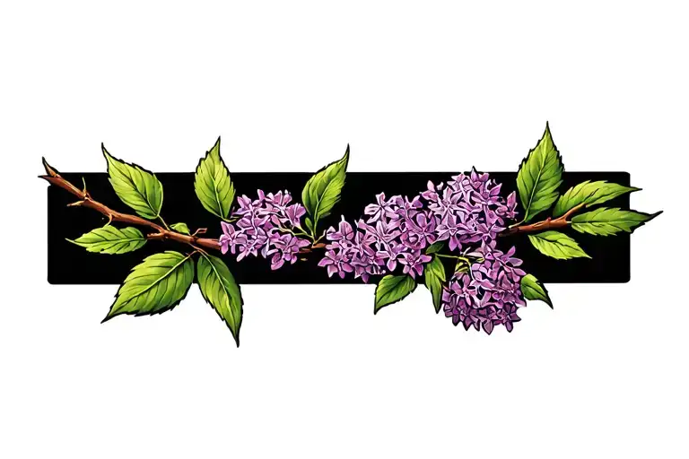 Lilacs Going On Thorns