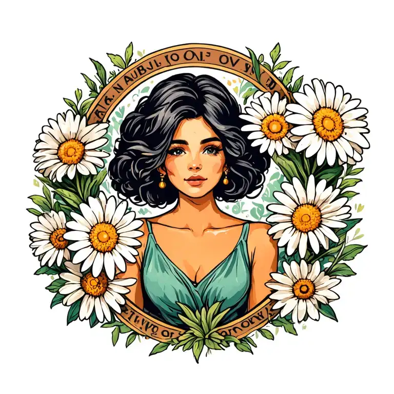 Mom Tattoo With Daisies Tattoo