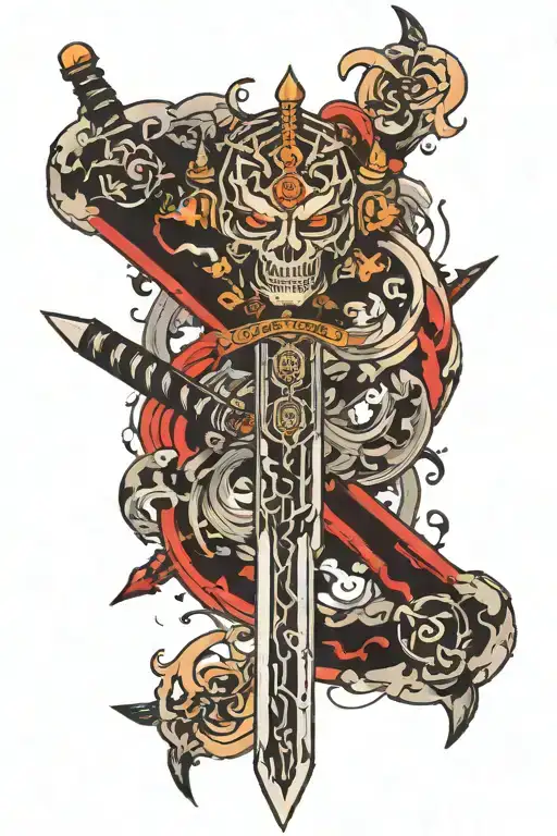 Demon Slayer Sword Surrounded