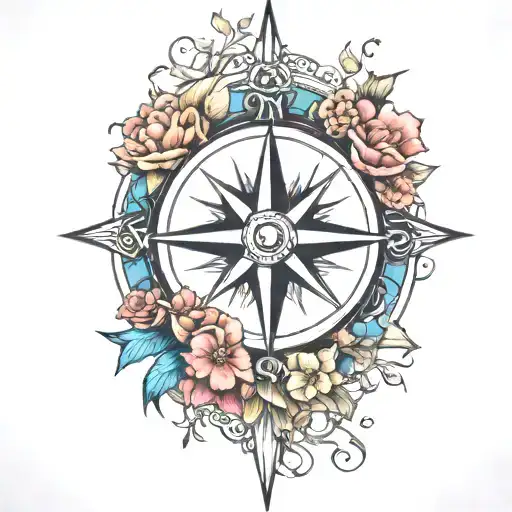 Compass Rose Blooming