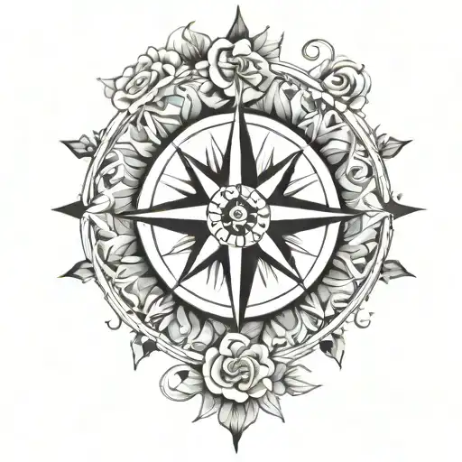 Compass Rose Blooming