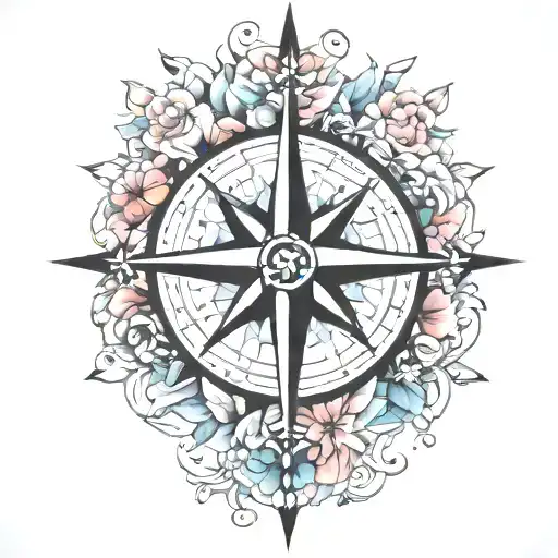 Compass Rose Blooming