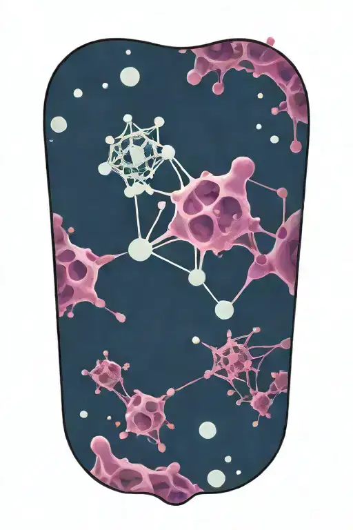 Molecules Of Salt Looking Like A Spreadiong Virus Spreading