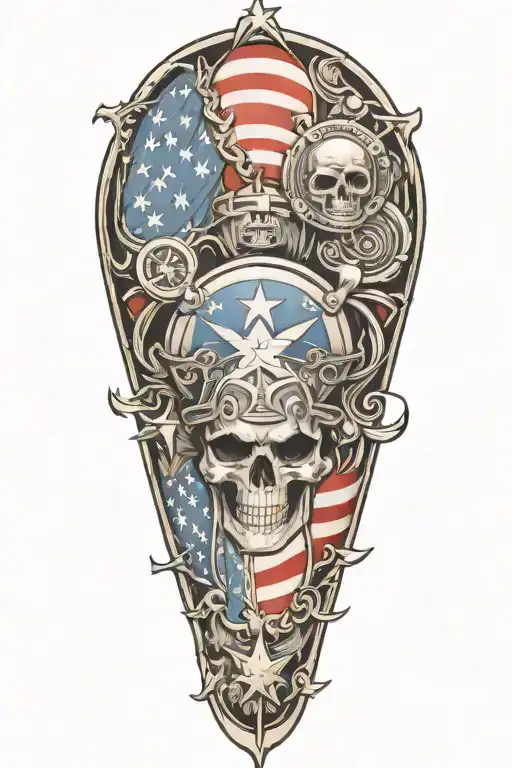 Patriotic Leg Sleeve