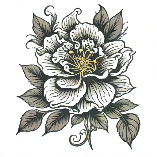 July Birth Flower With The Name