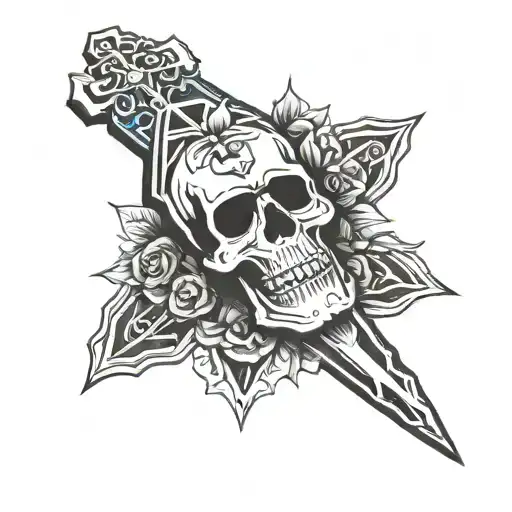 Coffin With Cross Without Skull