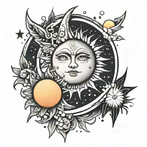 Sun And Moon And Stars