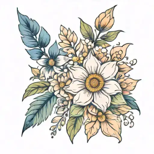 Birth Flower Bouquet